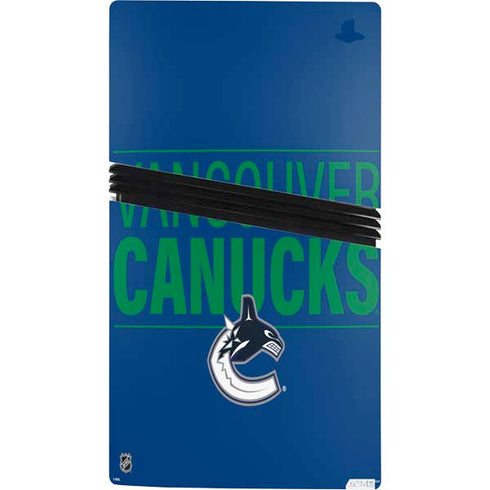 NHL Vancouver Canucks Lineup PS5 Pro Console Skin